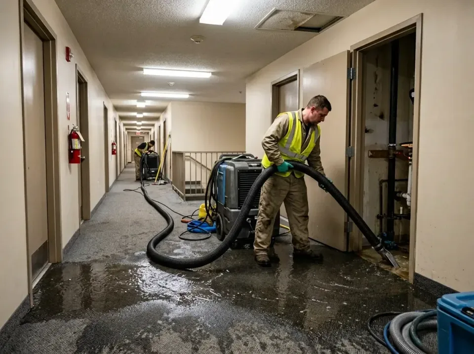 multi-unit-apartment-hallway-f-005 — frequently asked questions, Emergency Burst Pipe Water Extraction & Removal in Siesta K…
